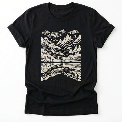 Asian Landscape Classic T-Shirt