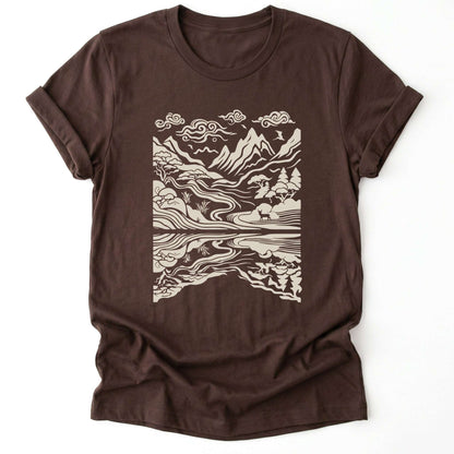 Asian Landscape Classic T-Shirt