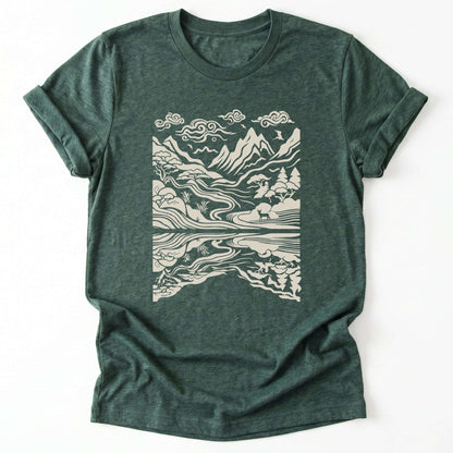 Asian Landscape Classic T-Shirt