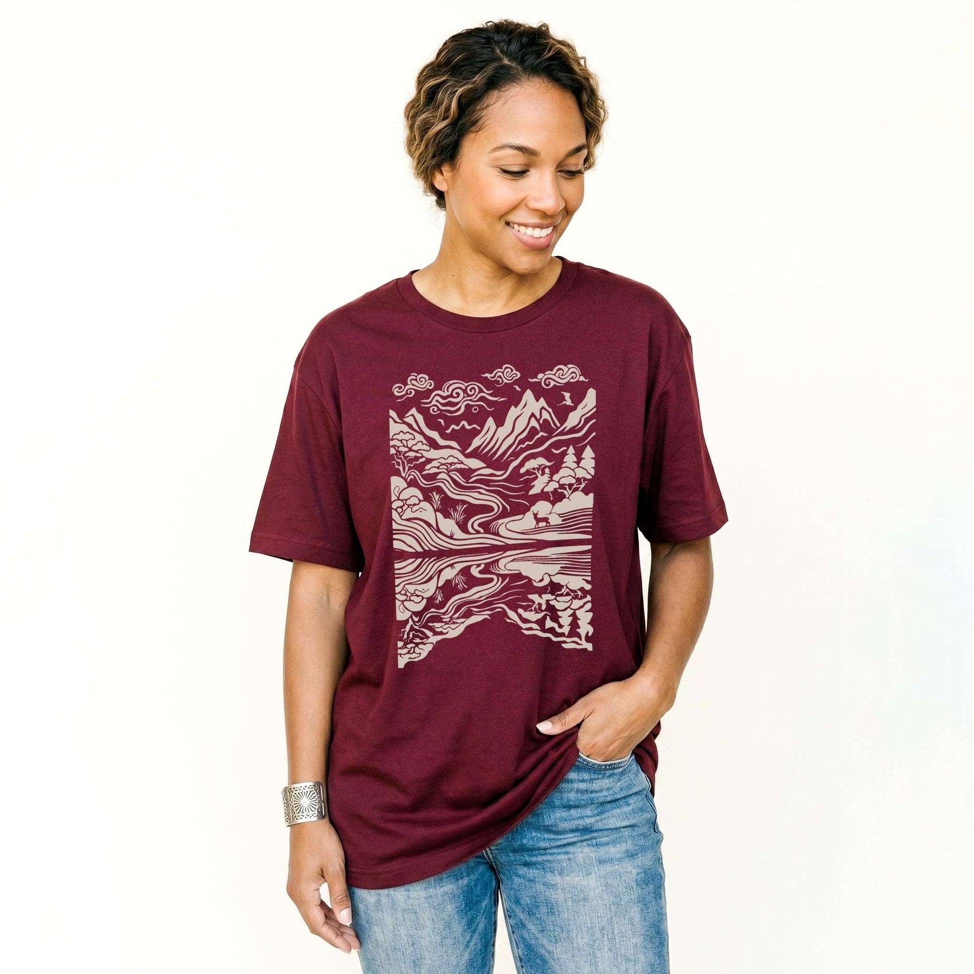 Asian Landscape Classic T-Shirt