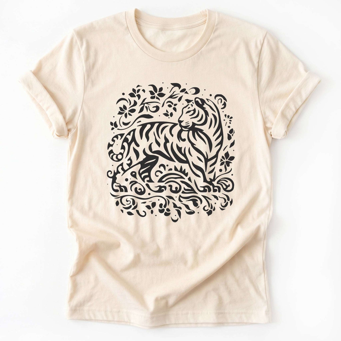 Floral Tiger Classic T-Shirt
