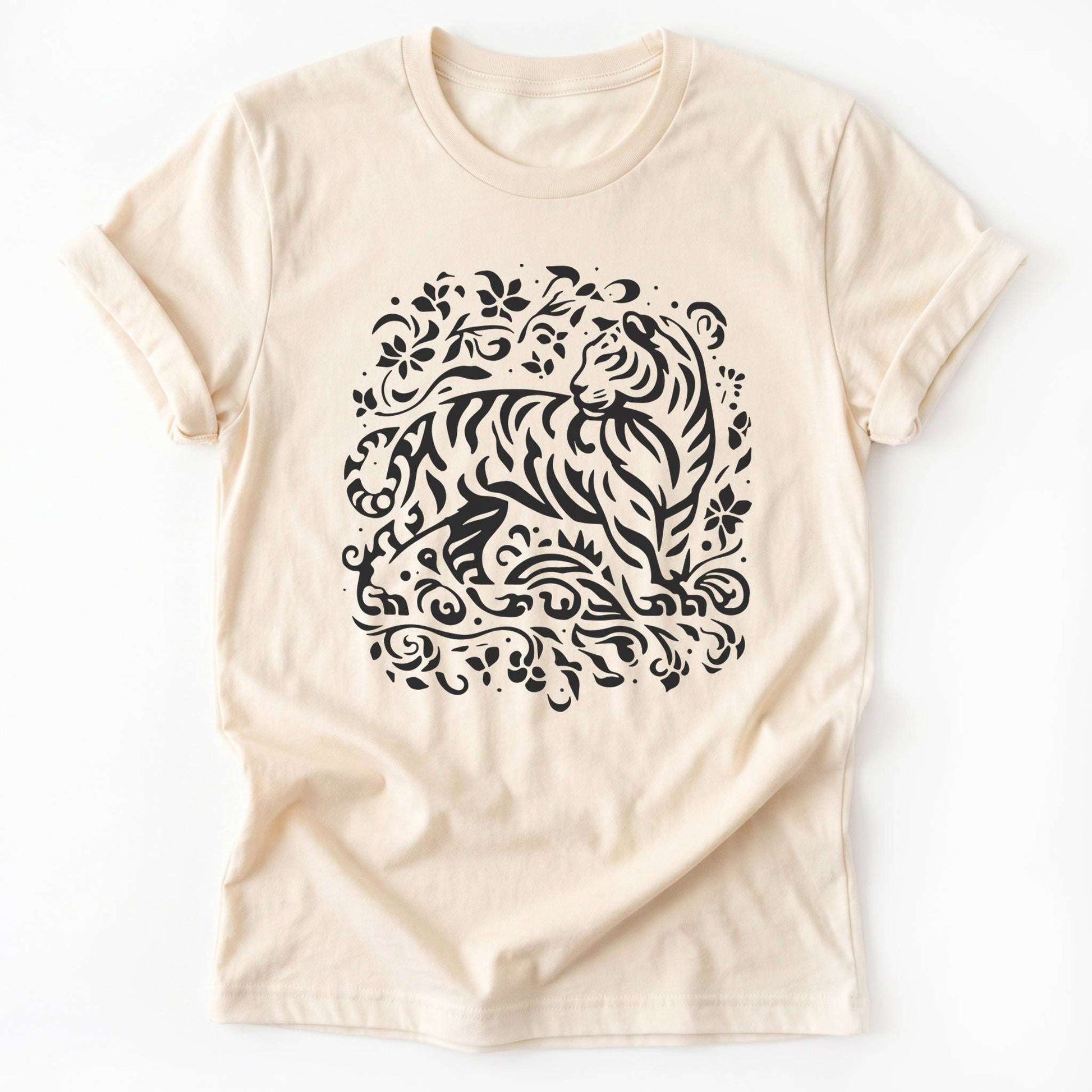 Floral Tiger Classic T-Shirt