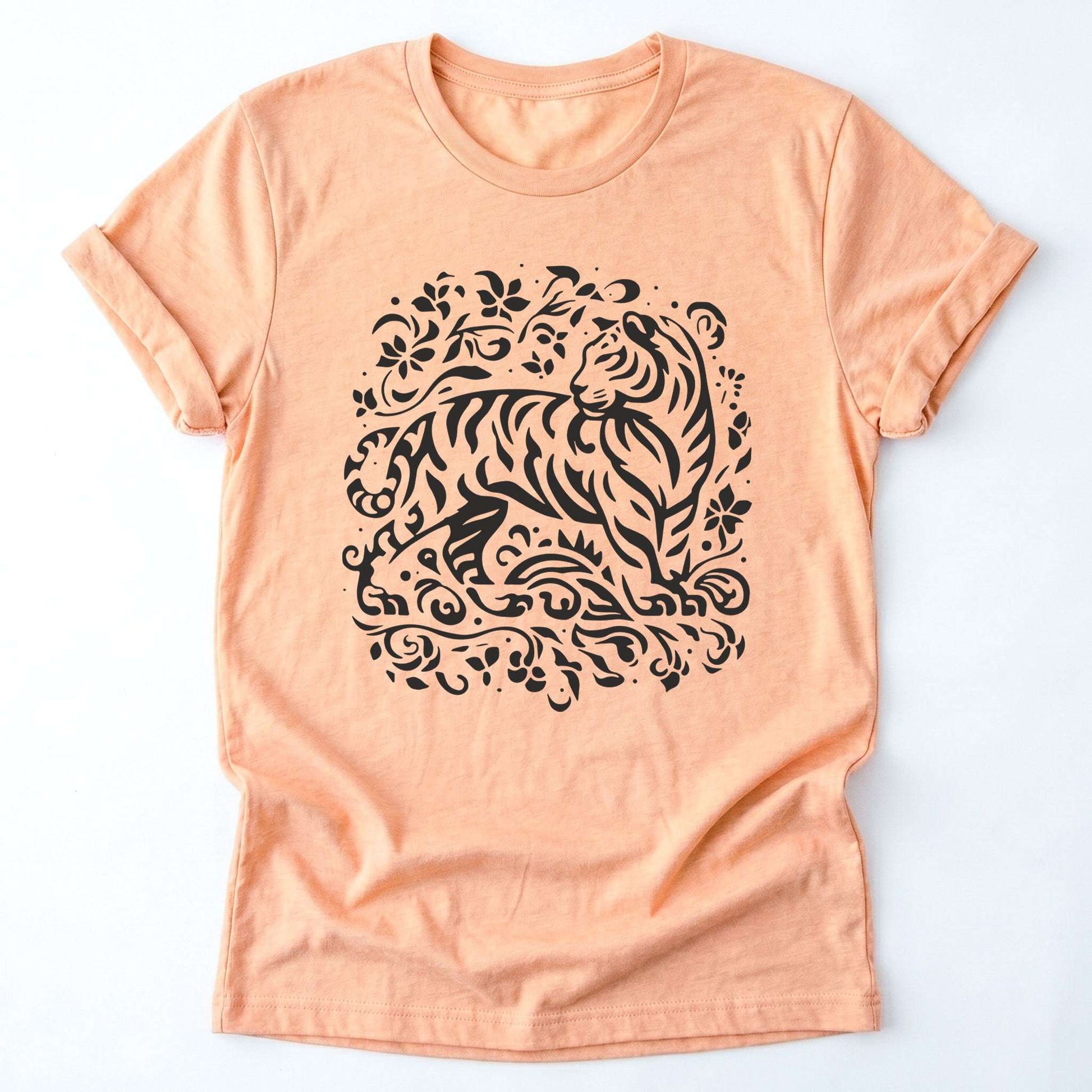 Floral Tiger Classic T-Shirt
