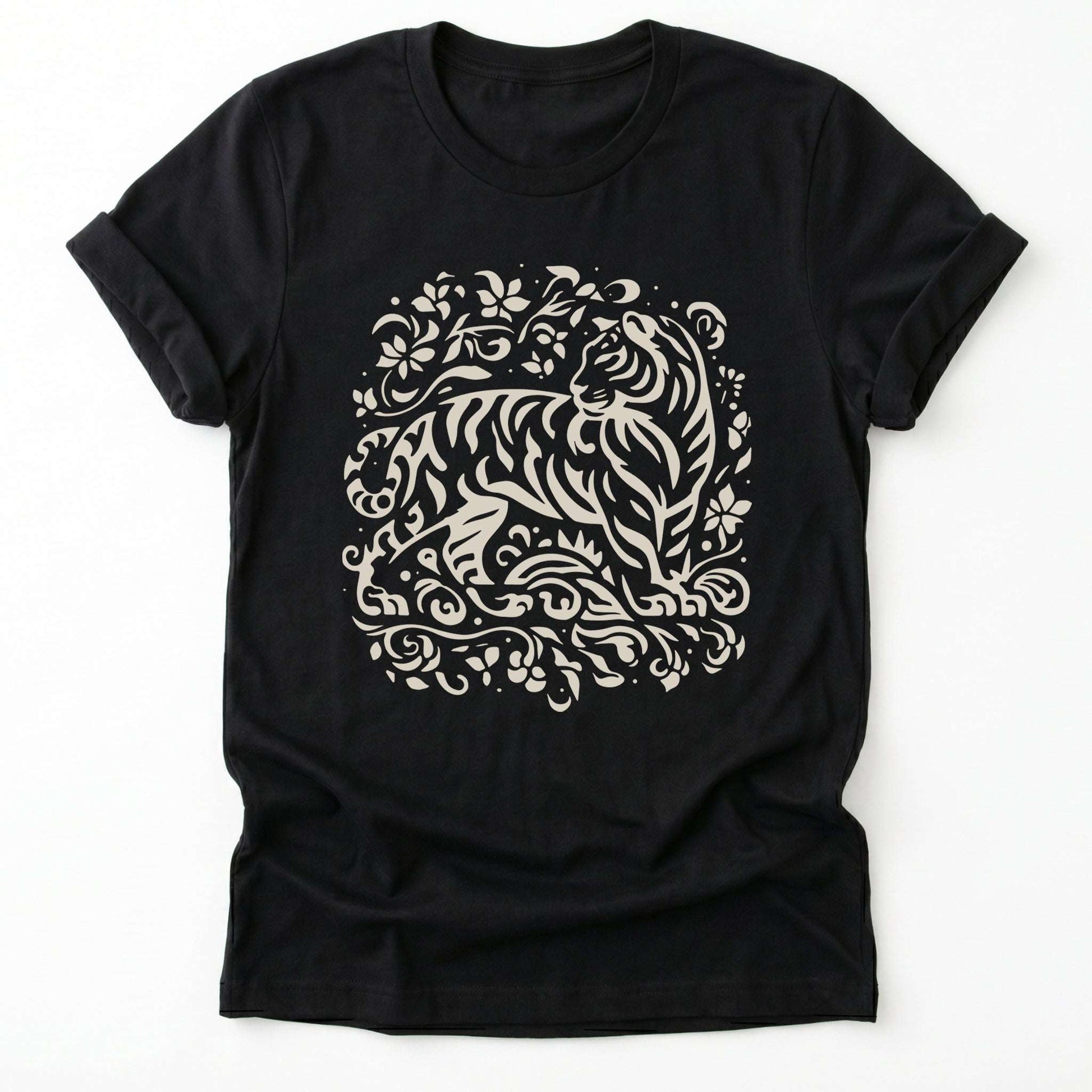 Floral Tiger Classic T-Shirt