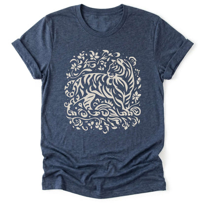 Floral Tiger Classic T-Shirt