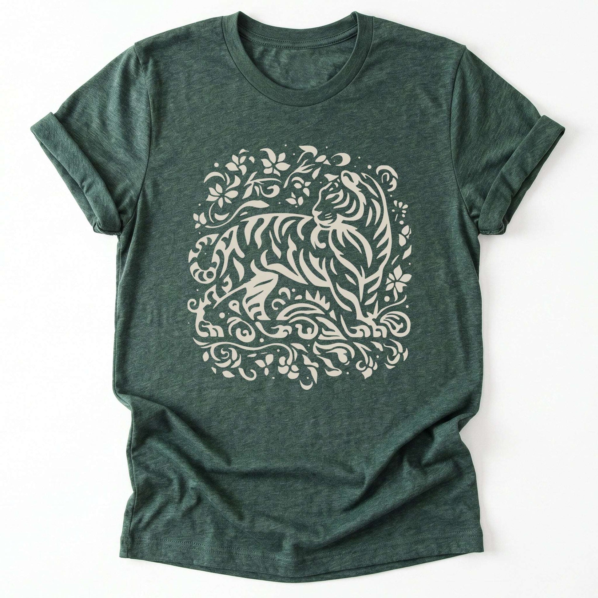 Floral Tiger Classic T-Shirt