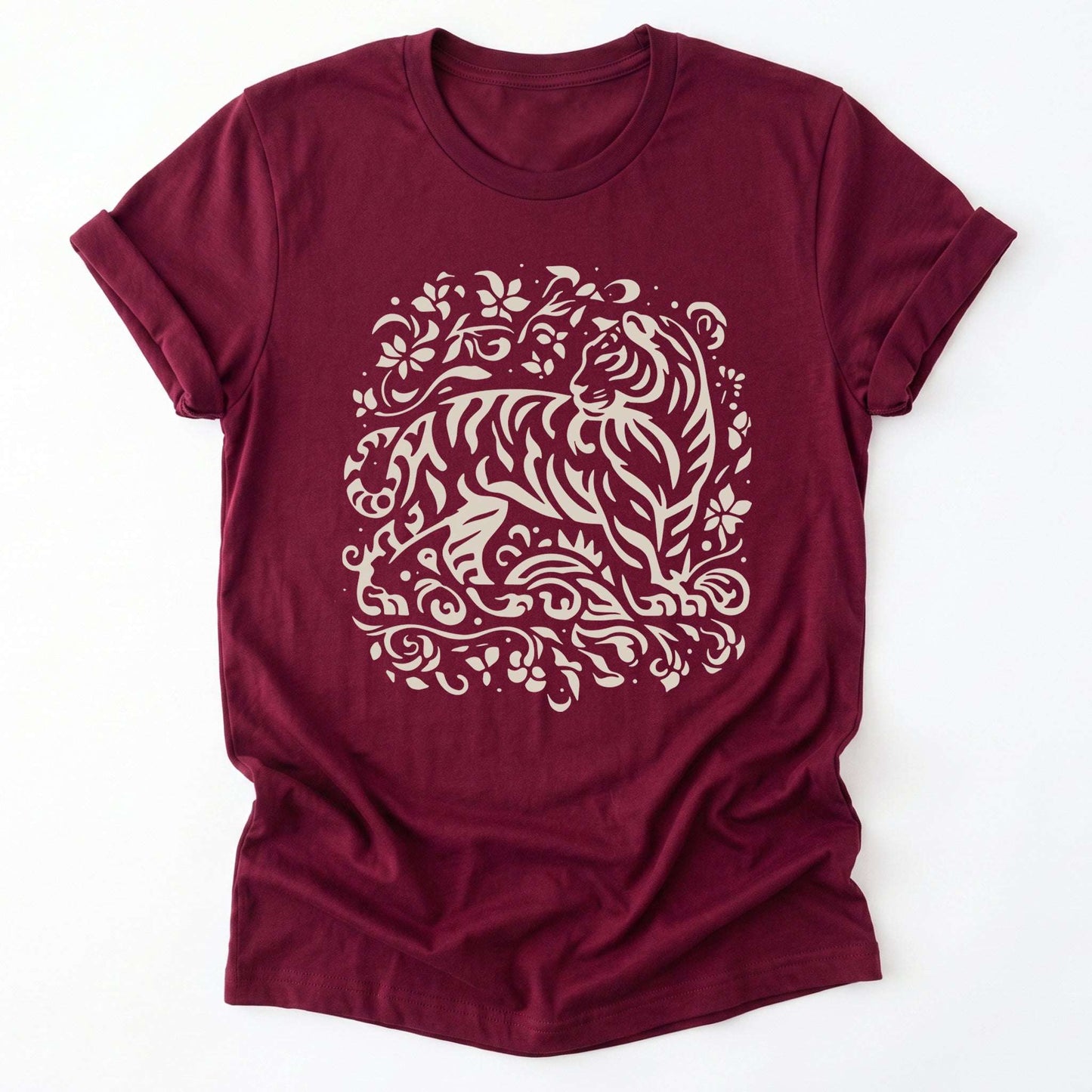 Floral Tiger Classic T-Shirt