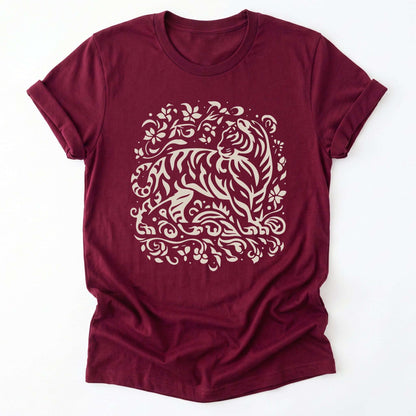 Floral Tiger Classic T-Shirt