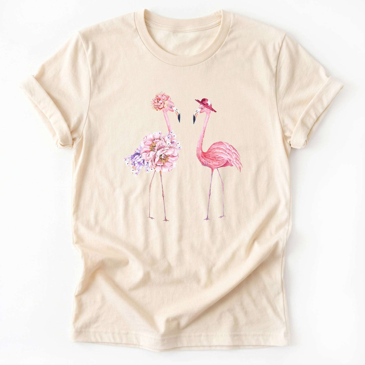 Floral Flamingo Classic T-Shirt