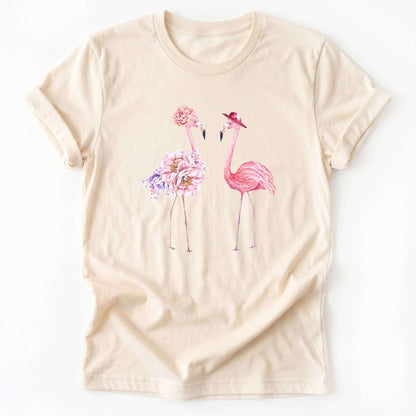Floral Flamingo Classic T-Shirt