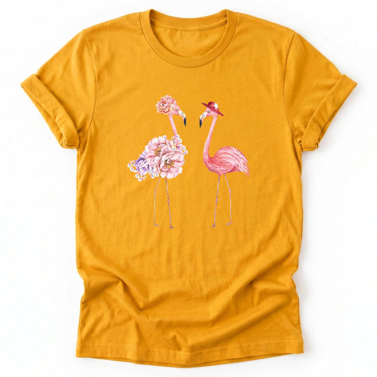 Floral Flamingo Classic T-Shirt
