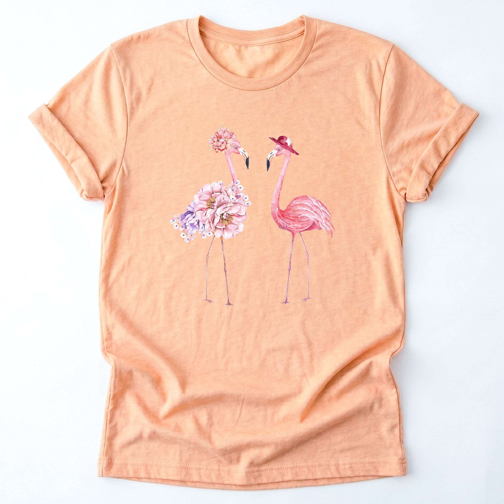 Floral Flamingo Classic T-Shirt