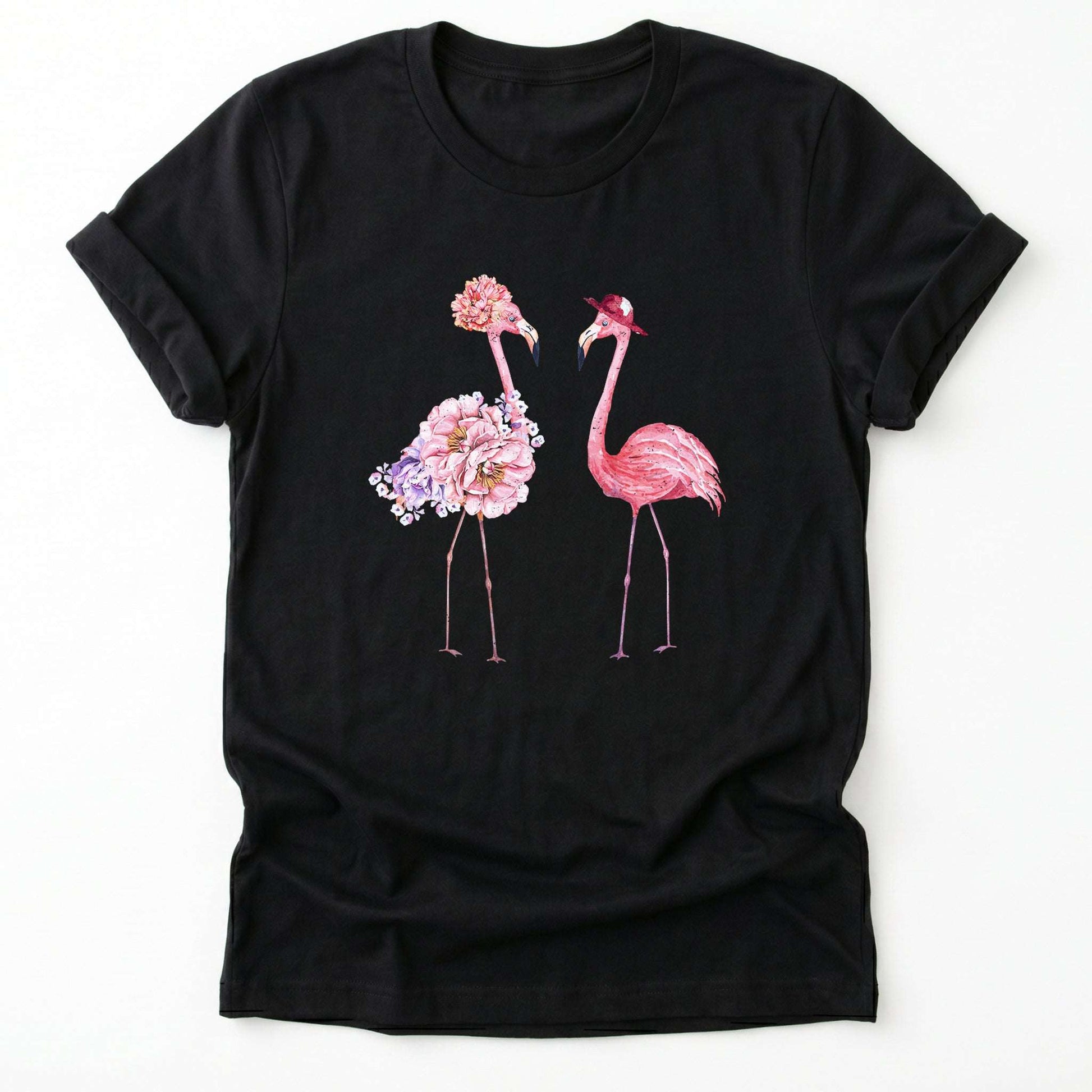 Floral Flamingo Classic T-Shirt