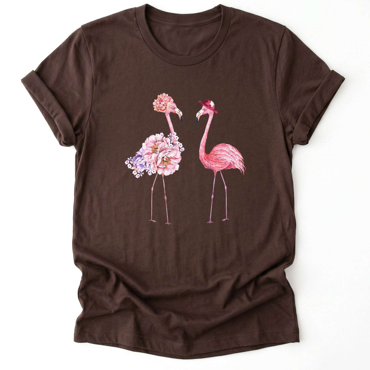 Floral Flamingo Classic T-Shirt