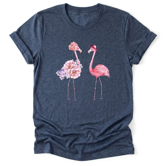 Floral Flamingo Classic T-Shirt