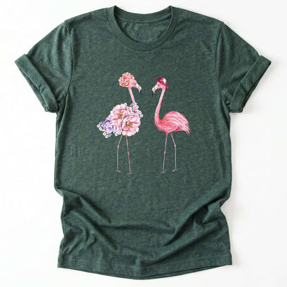 Floral Flamingo Classic T-Shirt