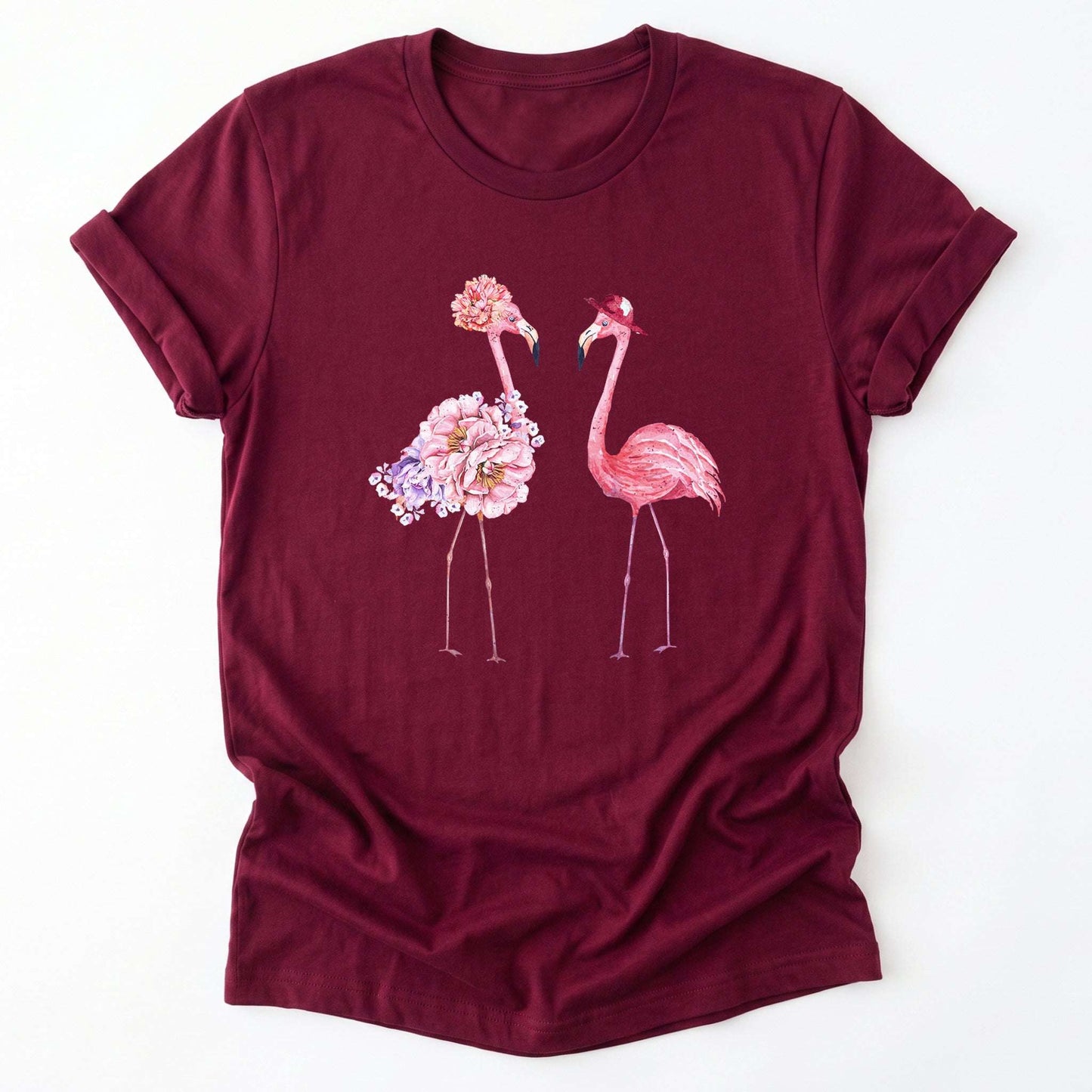 Floral Flamingo Classic T-Shirt