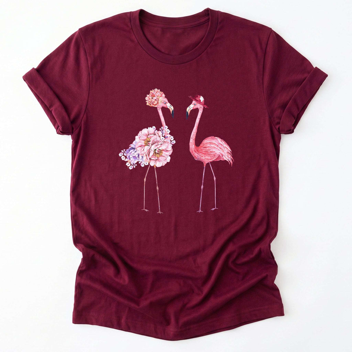 Floral Flamingo Classic T-Shirt
