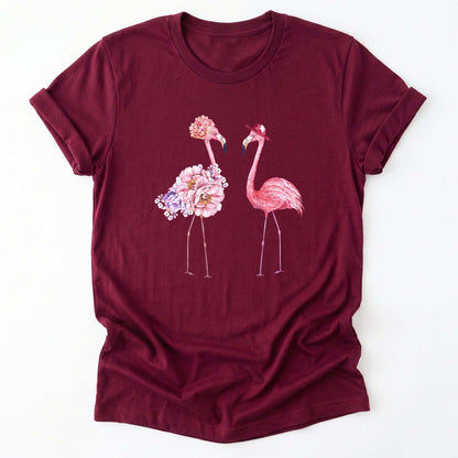 Floral Flamingo Classic T-Shirt