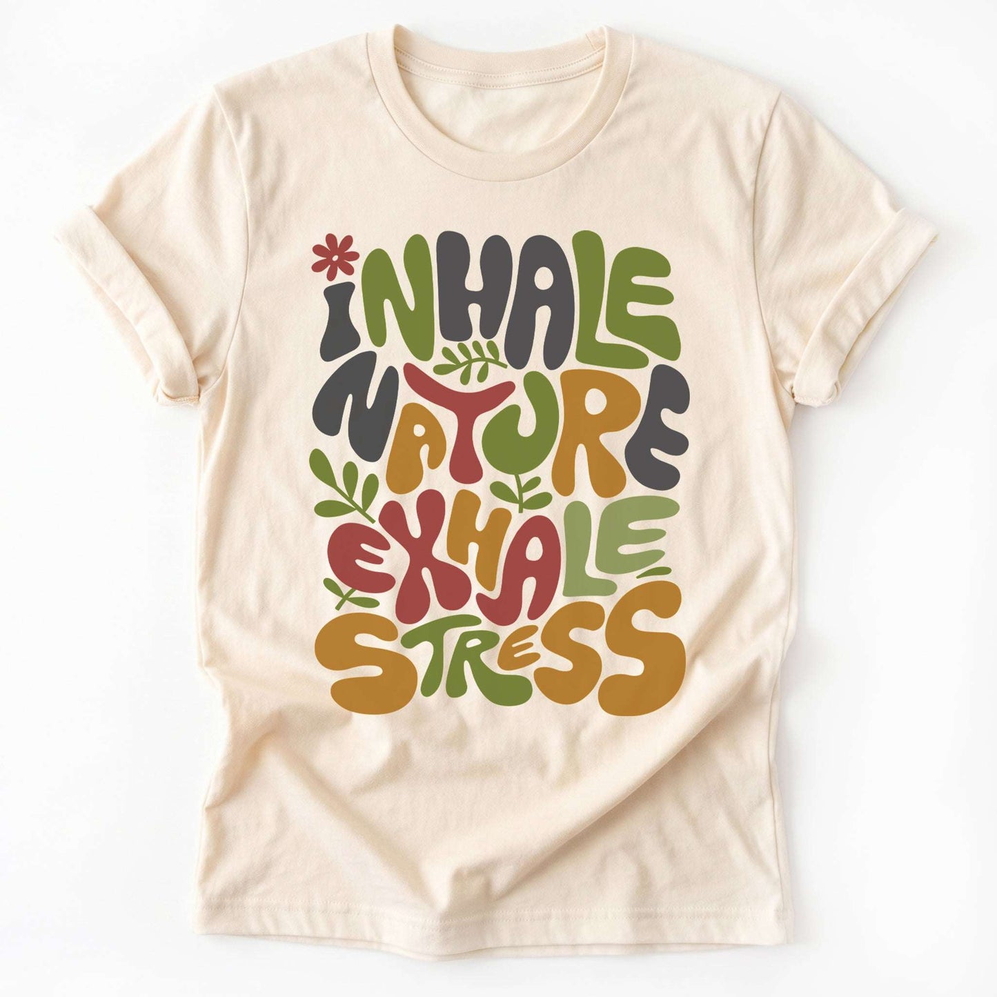 Inhale Nature Exhale Stress Classic T-Shirt