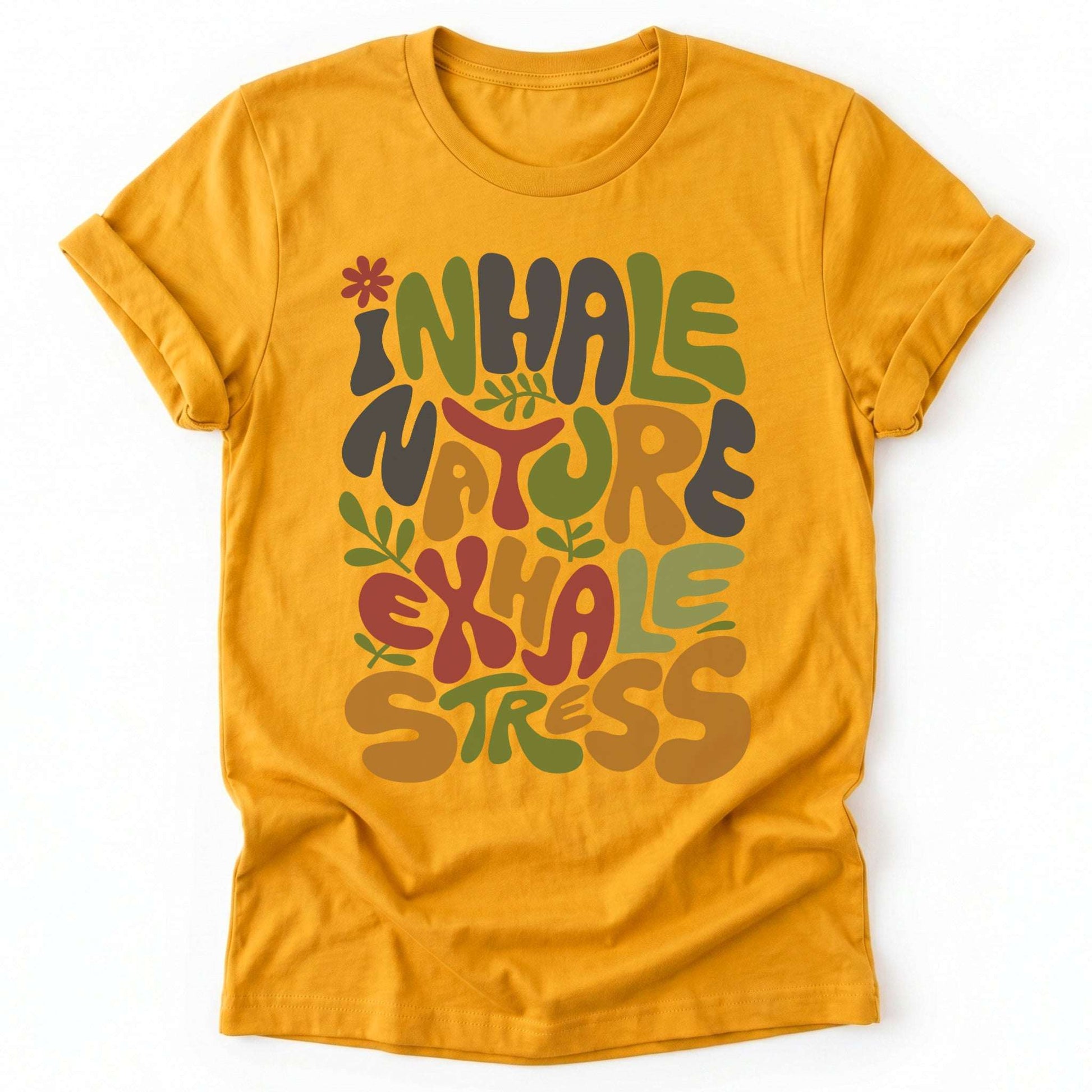 Inhale Nature Exhale Stress Classic T-Shirt