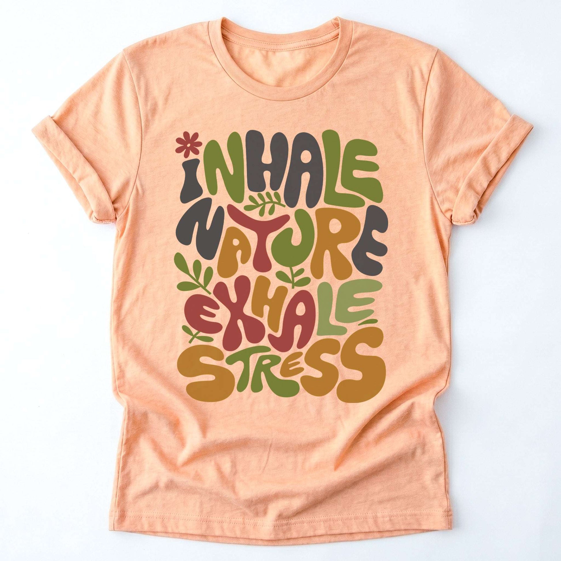 Inhale Nature Exhale Stress Classic T-Shirt