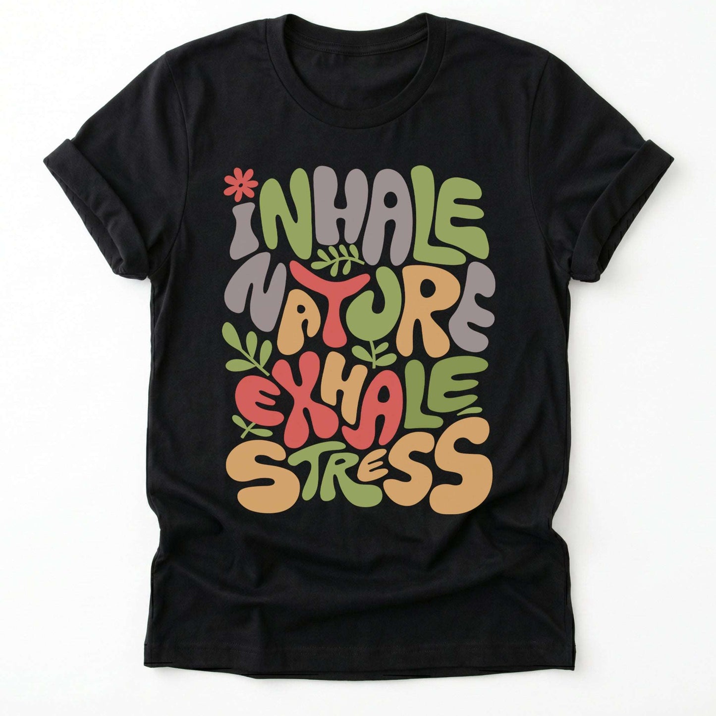 Inhale Nature Exhale Stress Classic T-Shirt