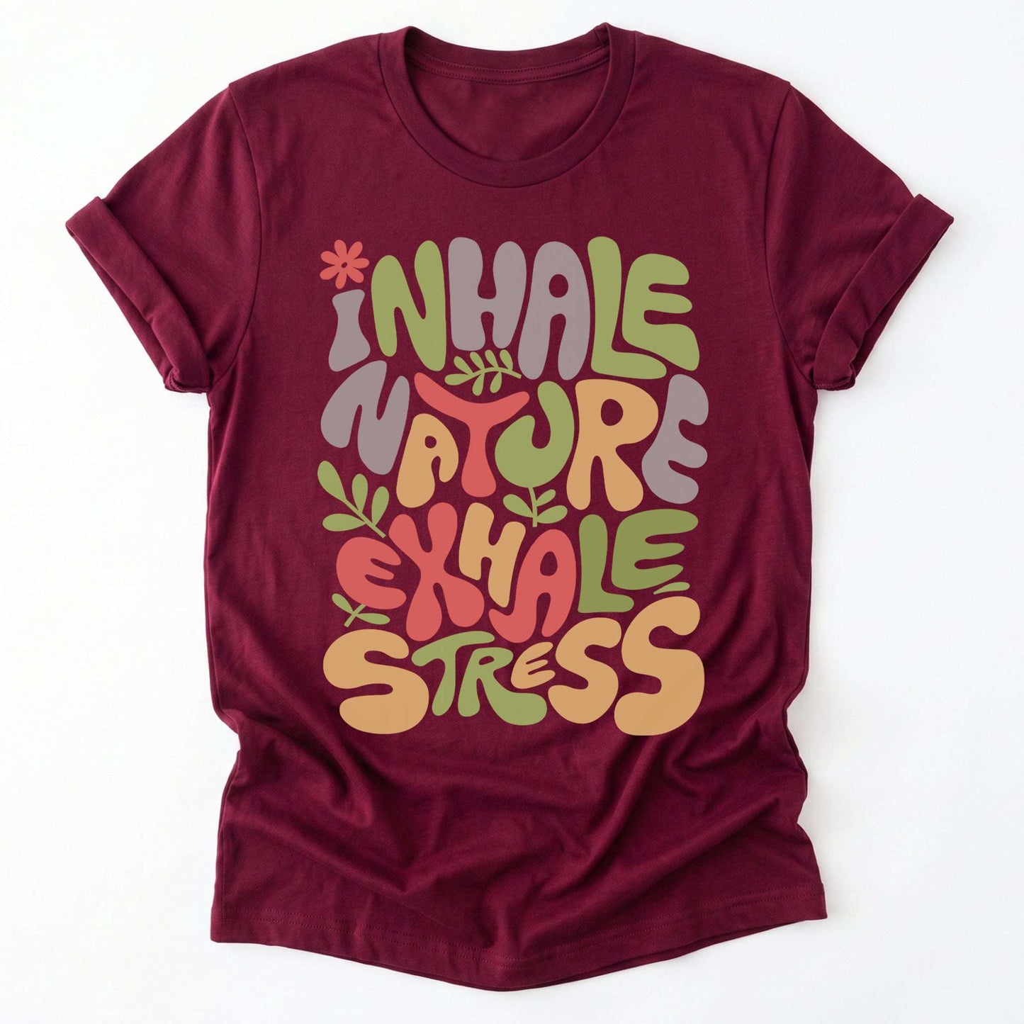 Inhale Nature Exhale Stress Classic T-Shirt