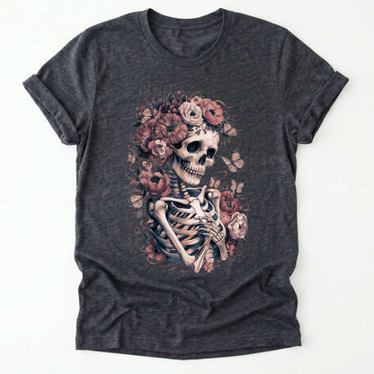 Skeleton Boho Floral Classic T-Shirt