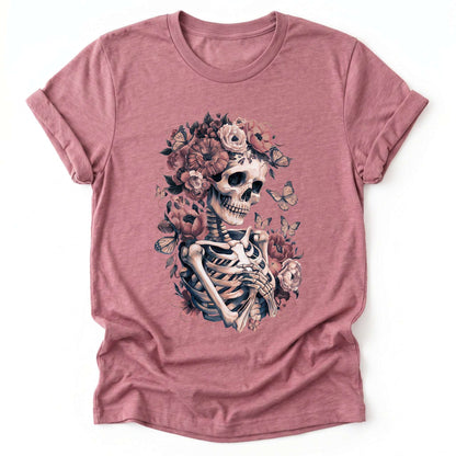Skeleton Boho Floral Classic T-Shirt