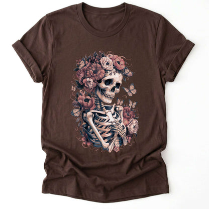 Skeleton Boho Floral Classic T-Shirt