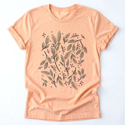 Botanical Line Art Classic T-Shirt
