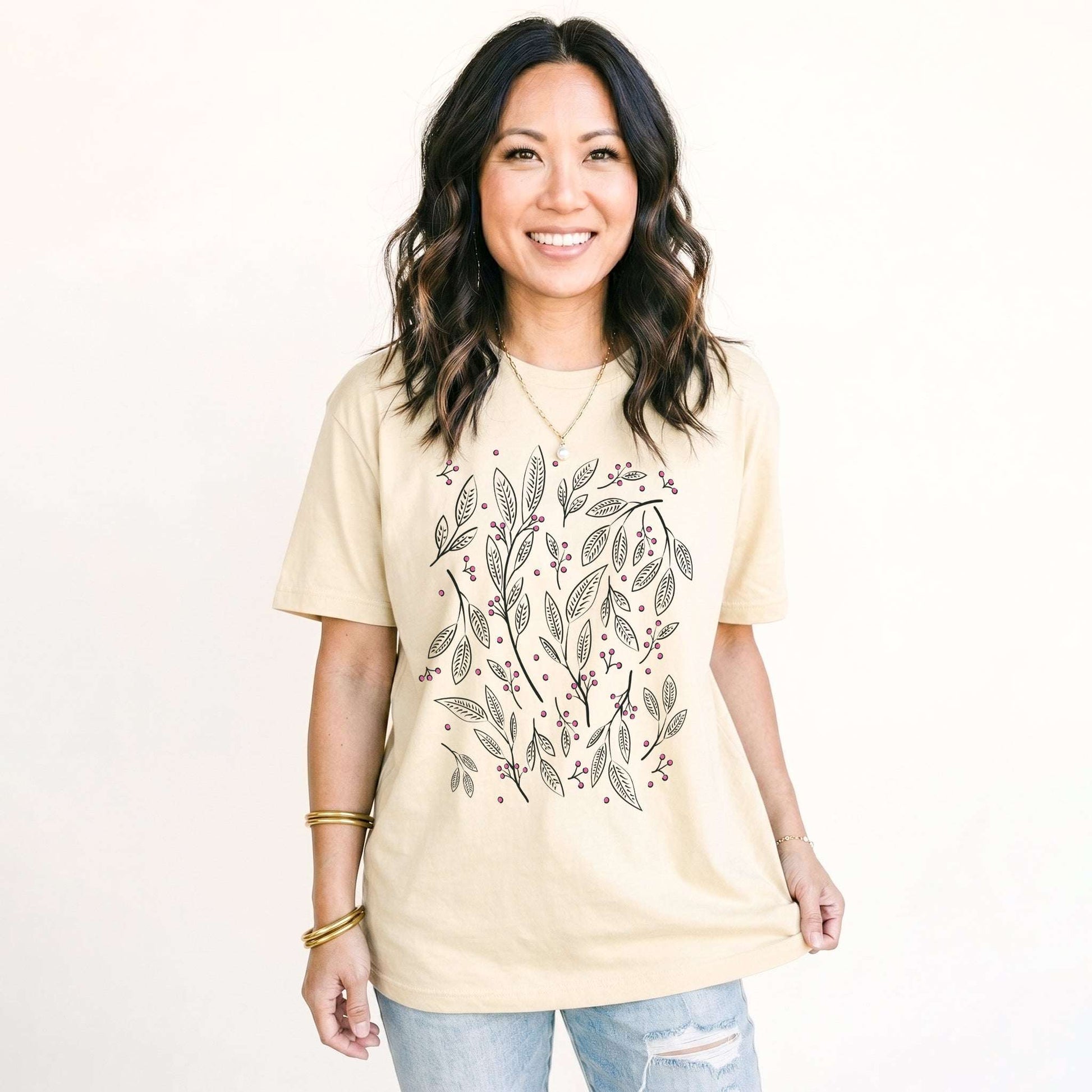 Botanical Line Art Classic T-Shirt