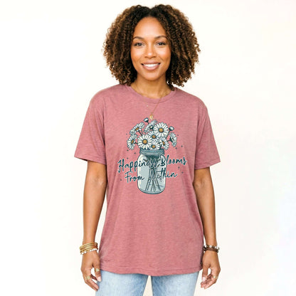 Happiness Blooms From Within Classic T-Shirt