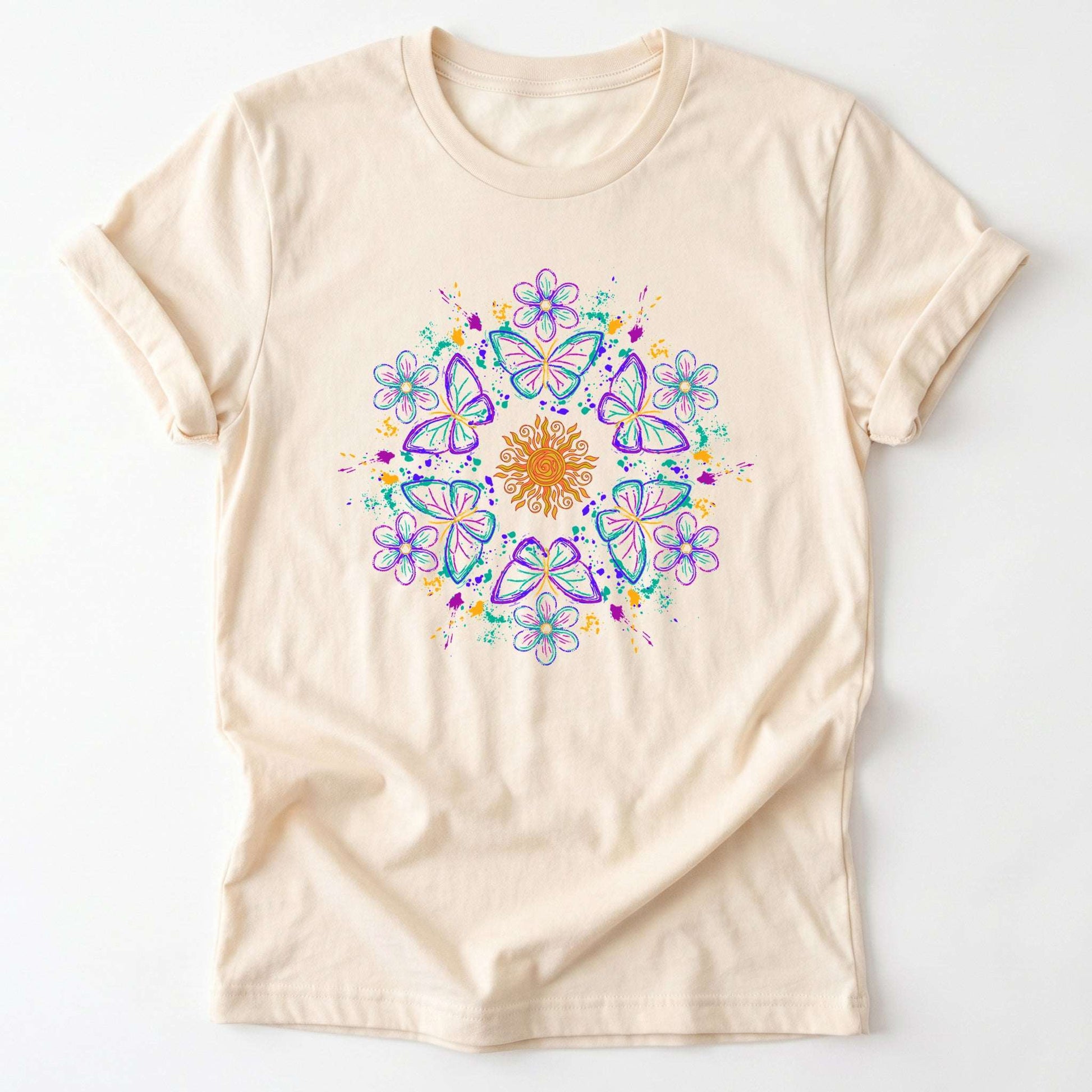 Mandala Butterflies Classic T-Shirt