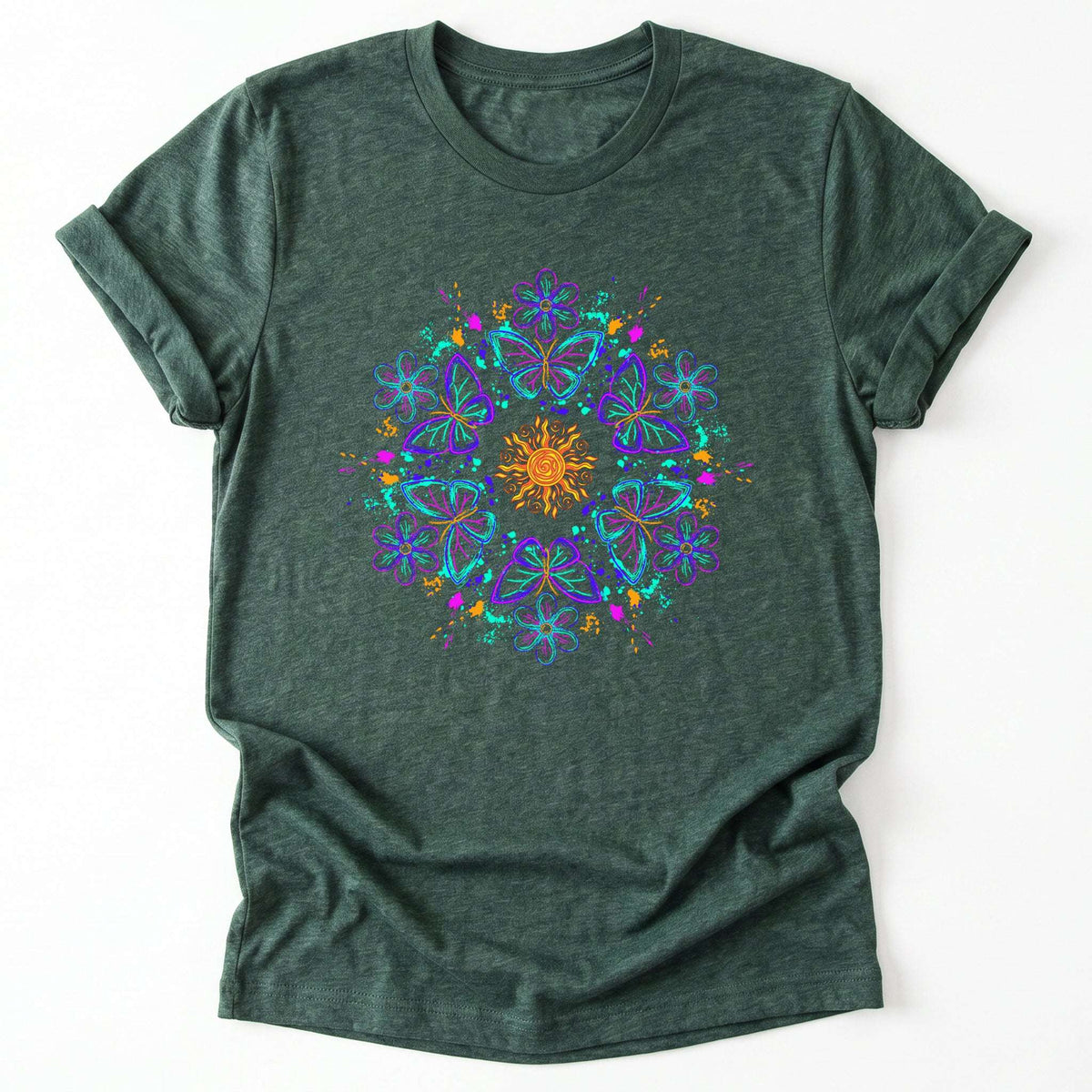 Mandala Butterflies Classic T-Shirt