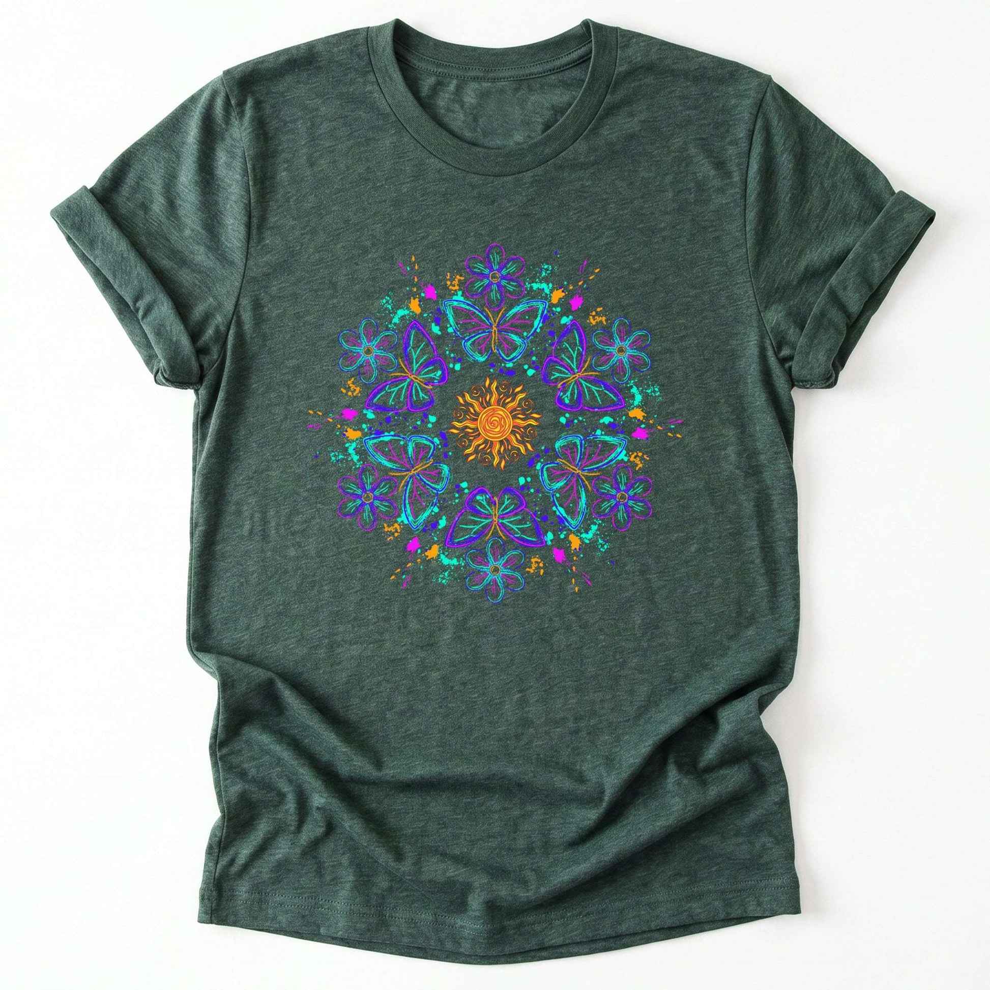 Mandala Butterflies Classic T-Shirt