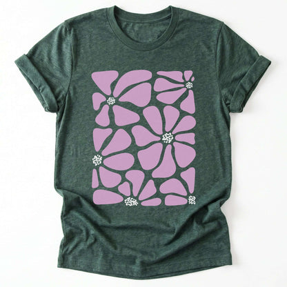 Purple Flowers Classic T-Shirt