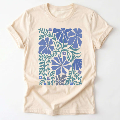 Blue Matisse Bloom Classic T-Shirt