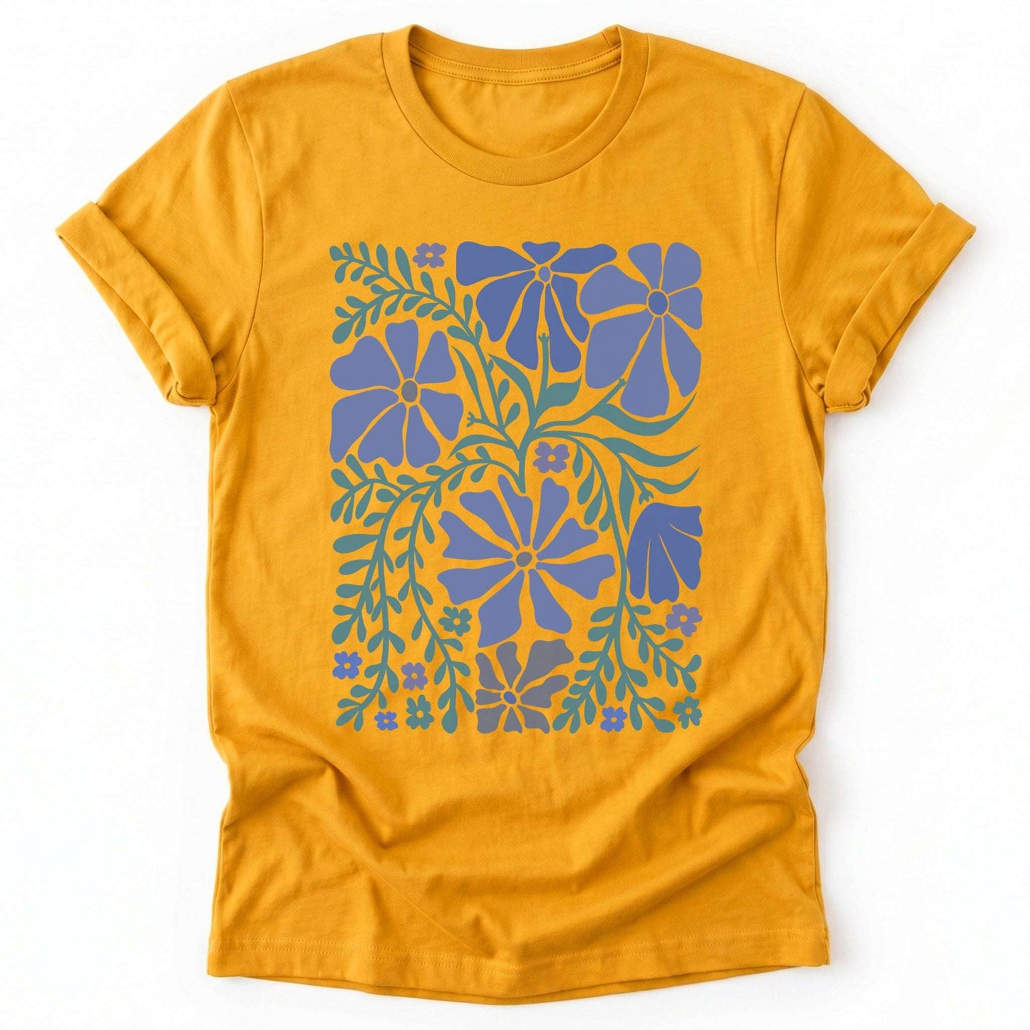 Blue Matisse Bloom Classic T-Shirt