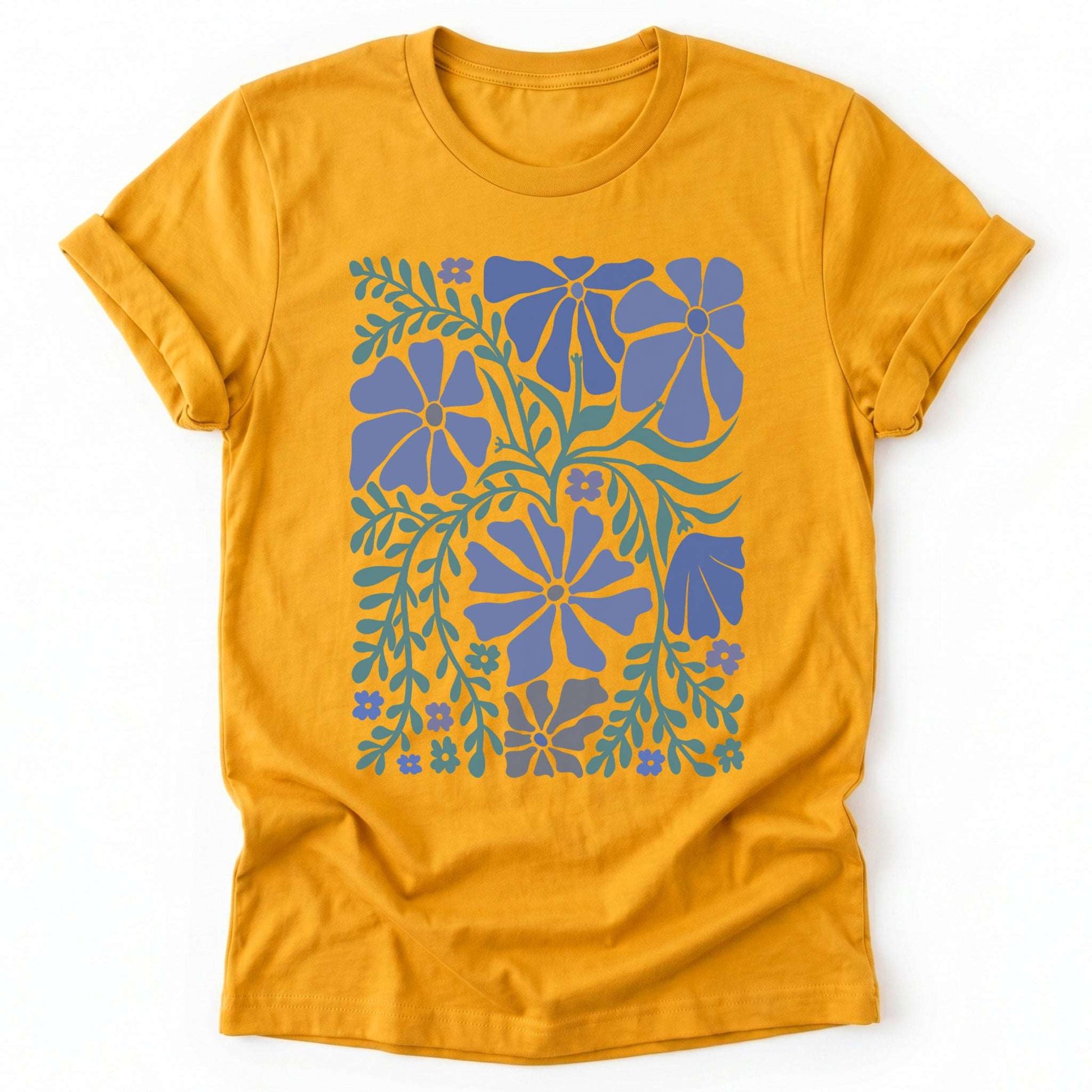 Blue Matisse Bloom Classic T-Shirt