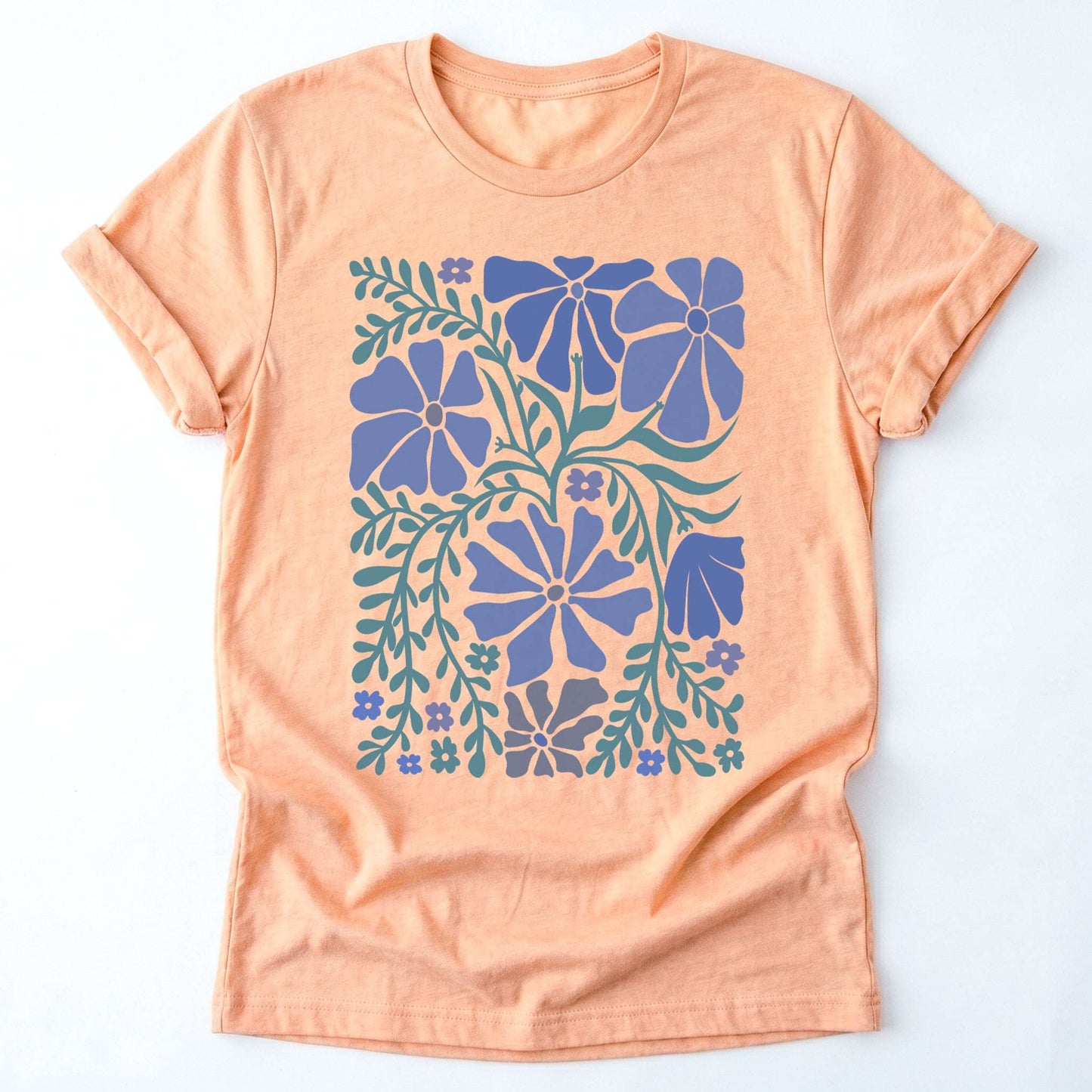 Blue Matisse Bloom Classic T-Shirt