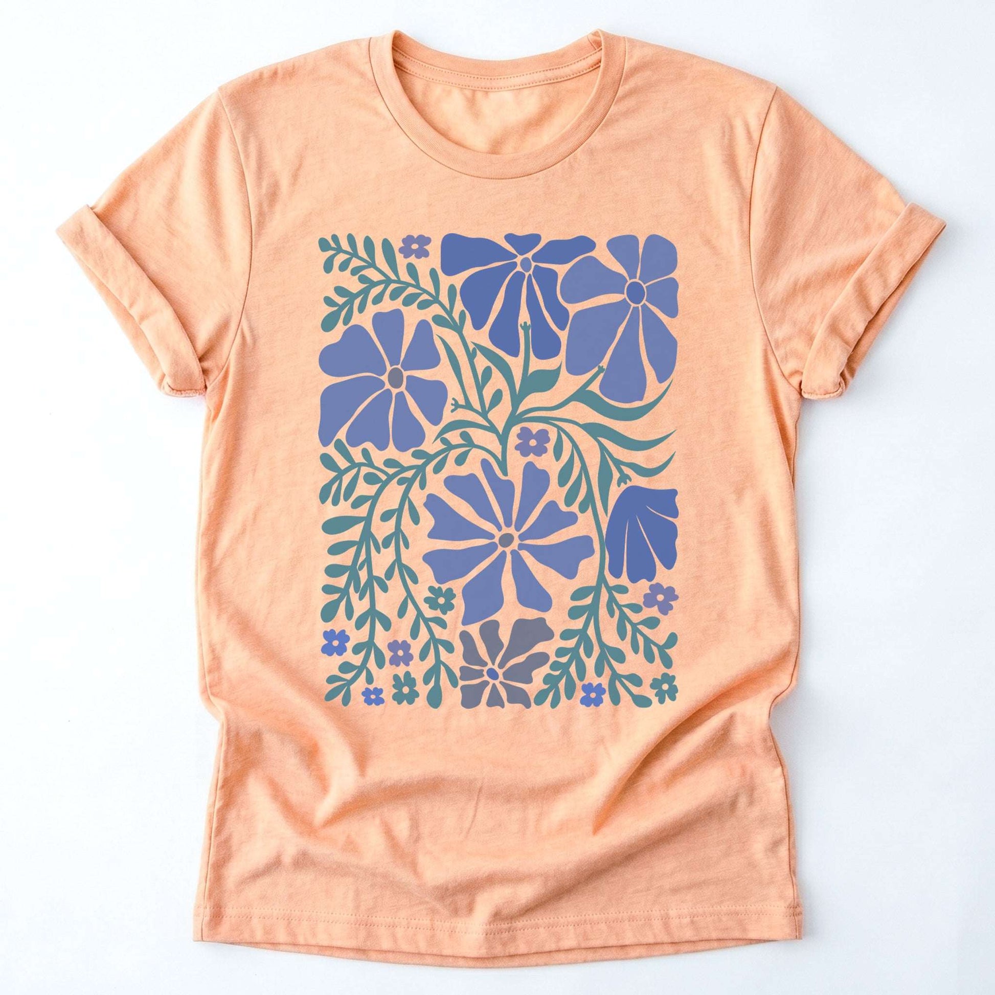 Blue Matisse Bloom Classic T-Shirt