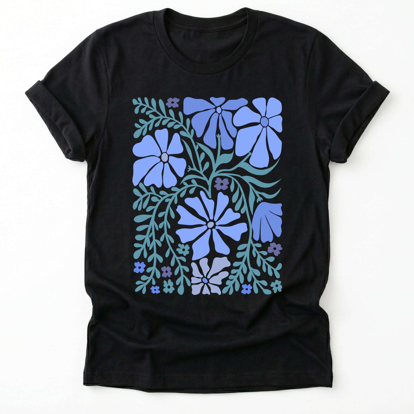 Blue Matisse Bloom Classic T-Shirt