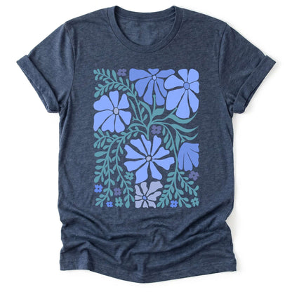Blue Matisse Bloom Classic T-Shirt