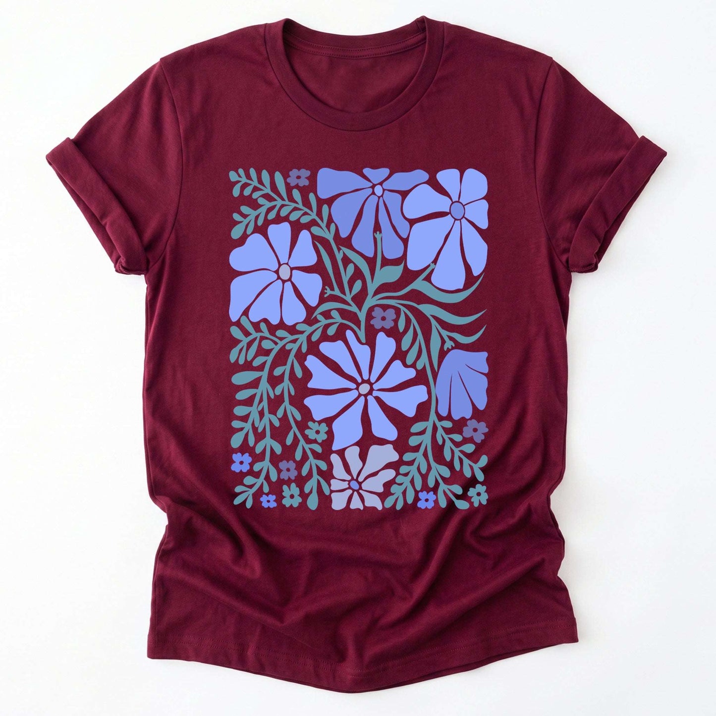 Blue Matisse Bloom Classic T-Shirt