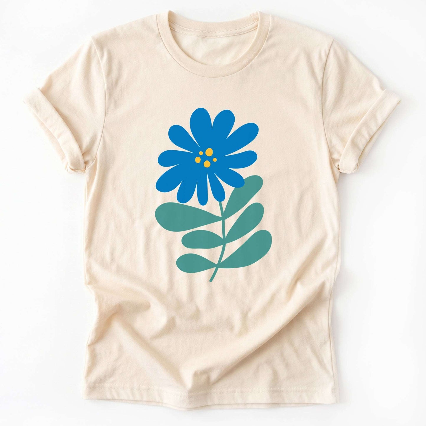 Blue Wild Flowers Classic T-Shirt