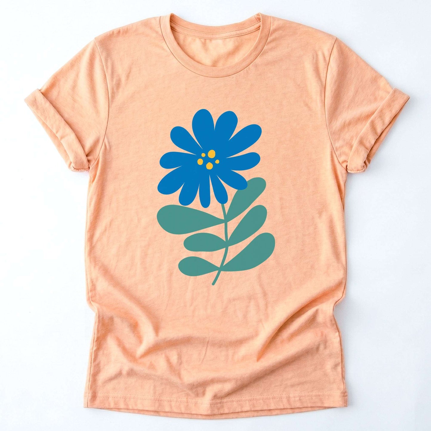 Blue Wild Flowers Classic T-Shirt