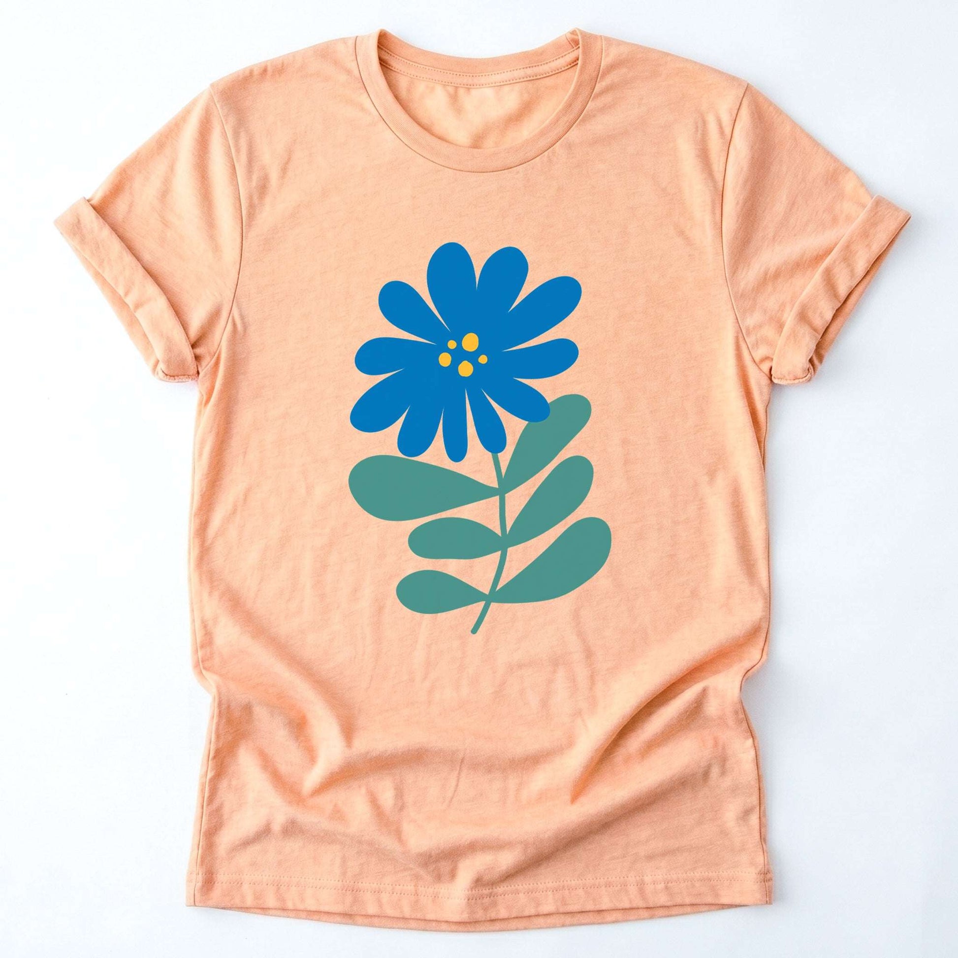Blue Wild Flowers Classic T-Shirt
