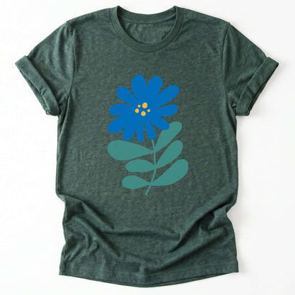 Blue Wild Flowers Classic T-Shirt